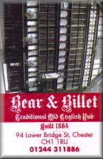Bear and Billet. Please click for more information